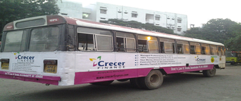 Non AC Bus Branding in Tirupati, Bus Wrap Advertising, Bus Advertising in India